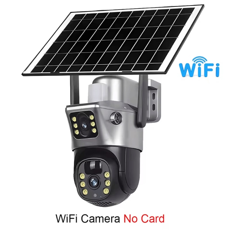 V380 Pro 8MP 4K Solar DualLens PTZ Security Camera Wireless 4GWiFi Outdoor CCTV With PIR Detection 2
