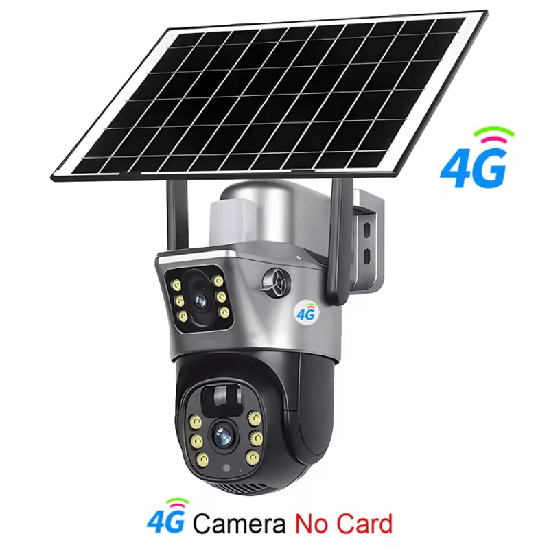V380 Pro 8MP 4K Solar DualLens PTZ Security Camera Wireless 4GWiFi Outdoor CCTV With PIR Detection 6