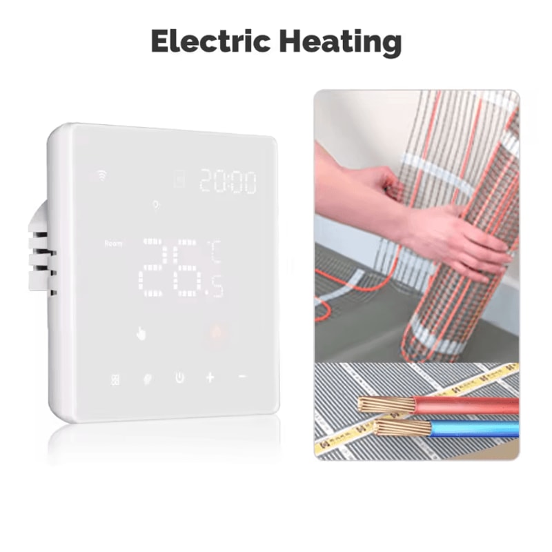 MOES Tuya WiFi Smart Thermostat Programmable Boiler Electric Heating Temperature Controller With 3