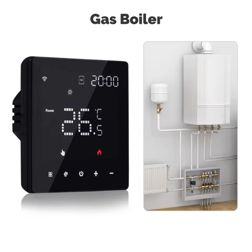 MOES Tuya WiFi Smart Thermostat Programmable Boiler Electric Heating Temperature Controller With 7