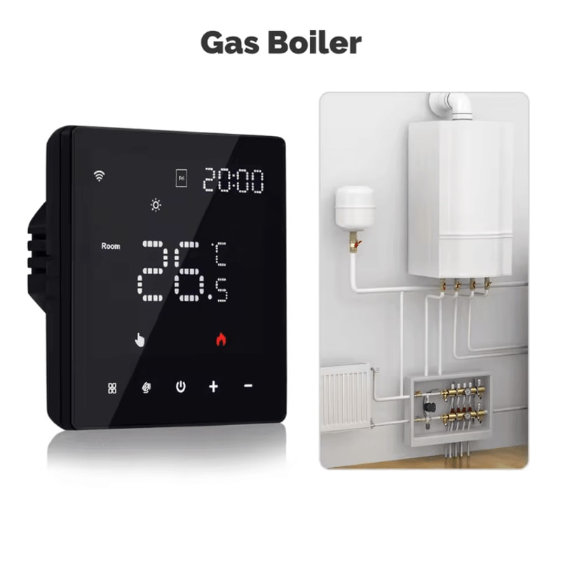 MOES Tuya WiFi Smart Thermostat Programmable Boiler Electric Heating Temperature Controller With 7