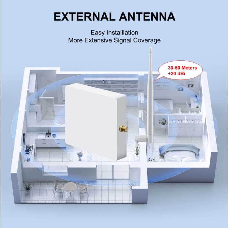 GIRIER Tuya ZigBee Gateway Hub With External Antenna Smart Home Automation Bridge For Alexa Googl 1