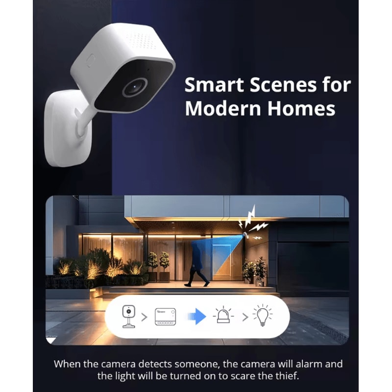 SONOFF CAM Slim Gen2 WiFi Security Camera 1080P HD Indoor Camera With Motion Detection TwoWay Aud 1