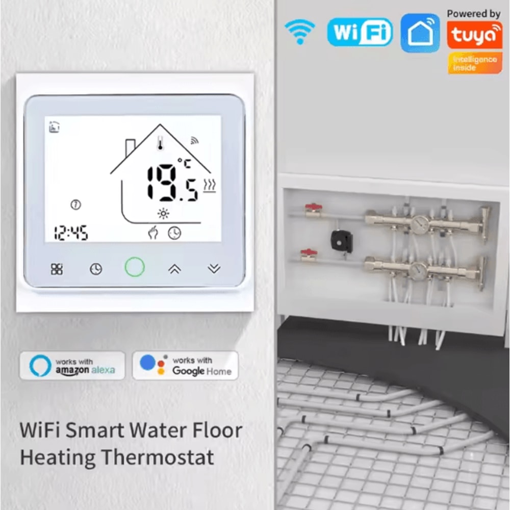 Tuya WiFi Smart Room Thermostat Temperature Controller For Electric Floor Heating Water Heating G 9