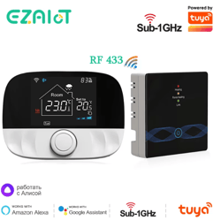 tuya rf wireless wifi thermostat – smart temperature controller for gas boiler & water heating with alexa & google home