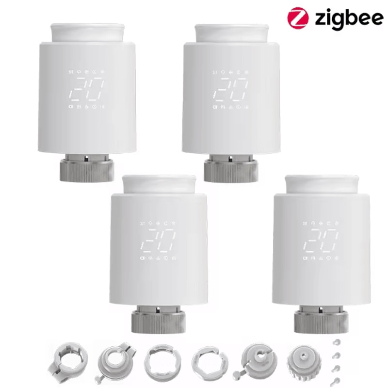 EZAIOT Tuya ZigBee Smart TRV Thermostat Wireless Radiator Valve Temperature Controller With Alexa 6