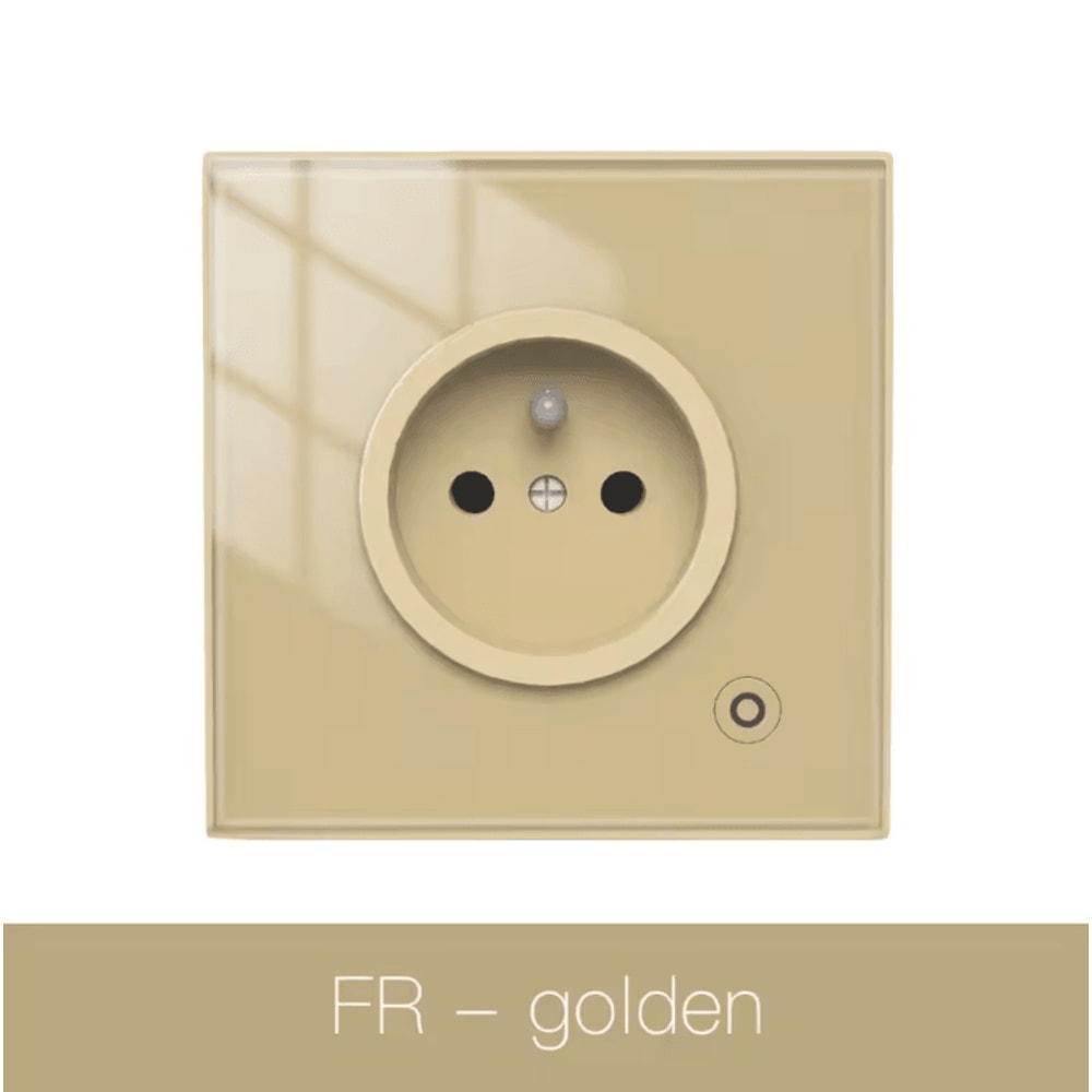 MOES ZigBee Smart Wall Socket With Power Monitoring Glass Panel Outlet With Timer AlexaGoogle Hom 10