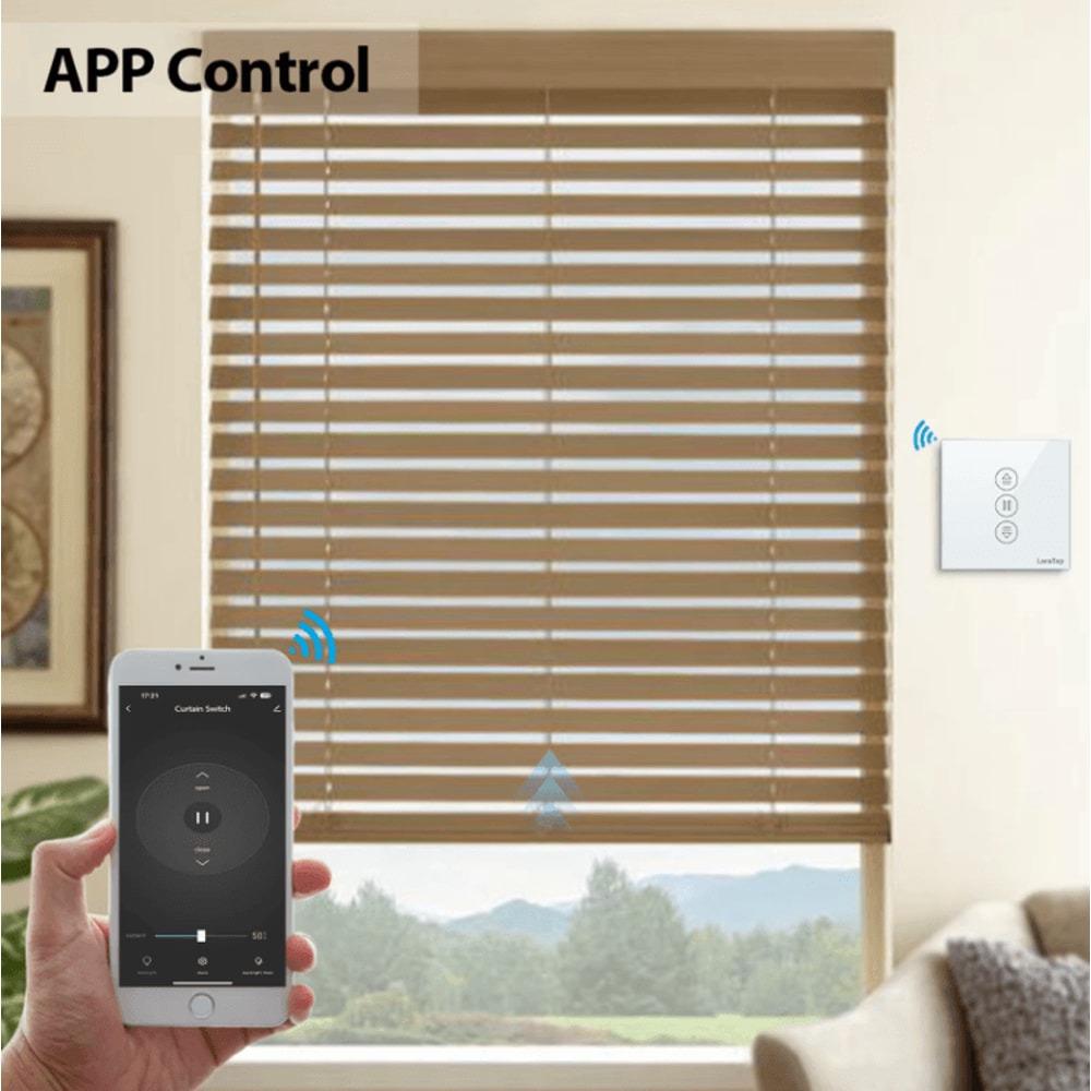 Tuya WiFi Roller Shutter Curtain Switch Smart Motorized Blinds Controller With Remote Timer Voice 1