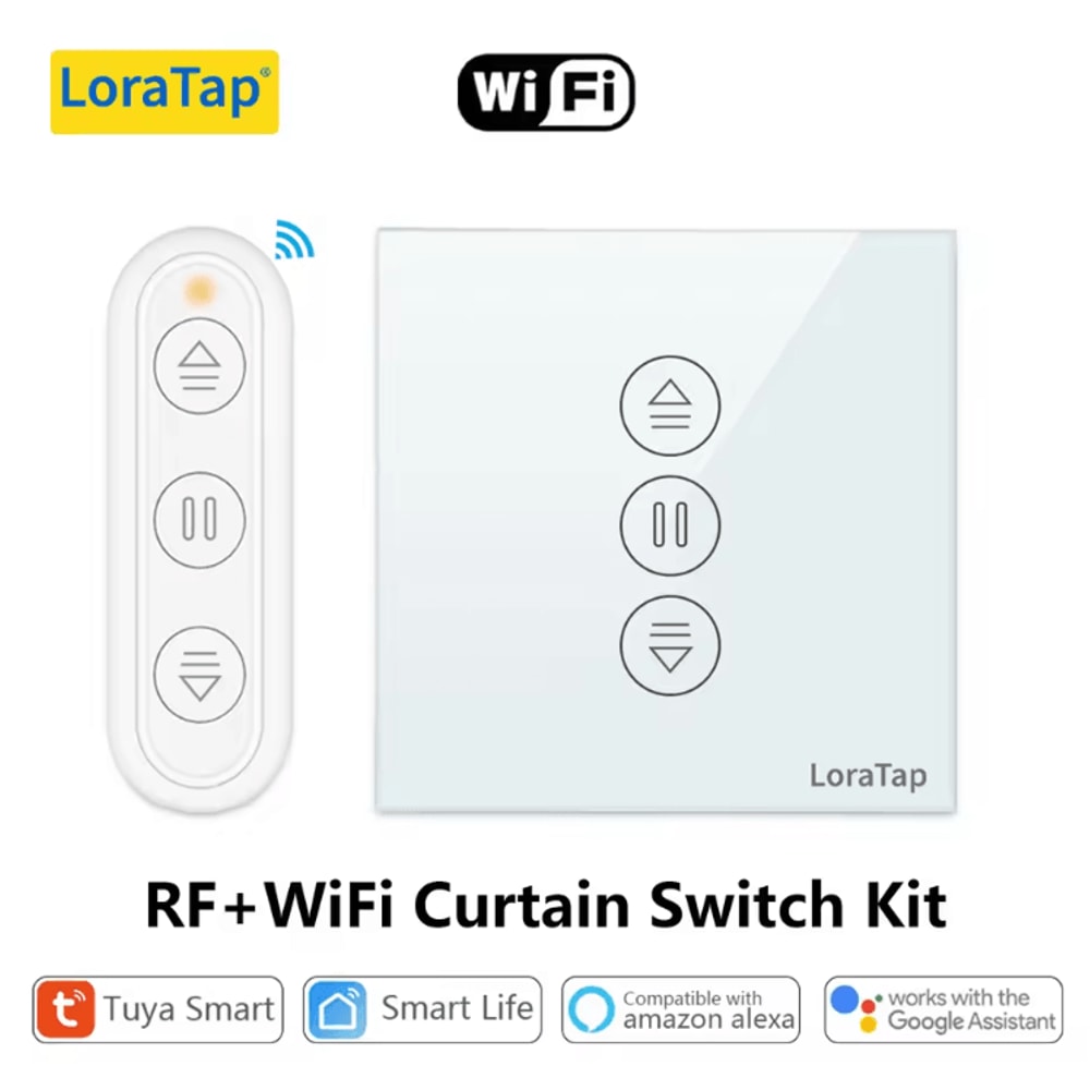 Tuya WiFi Roller Shutter Curtain Switch Smart Motorized Blinds Controller With Remote Timer Voice 3