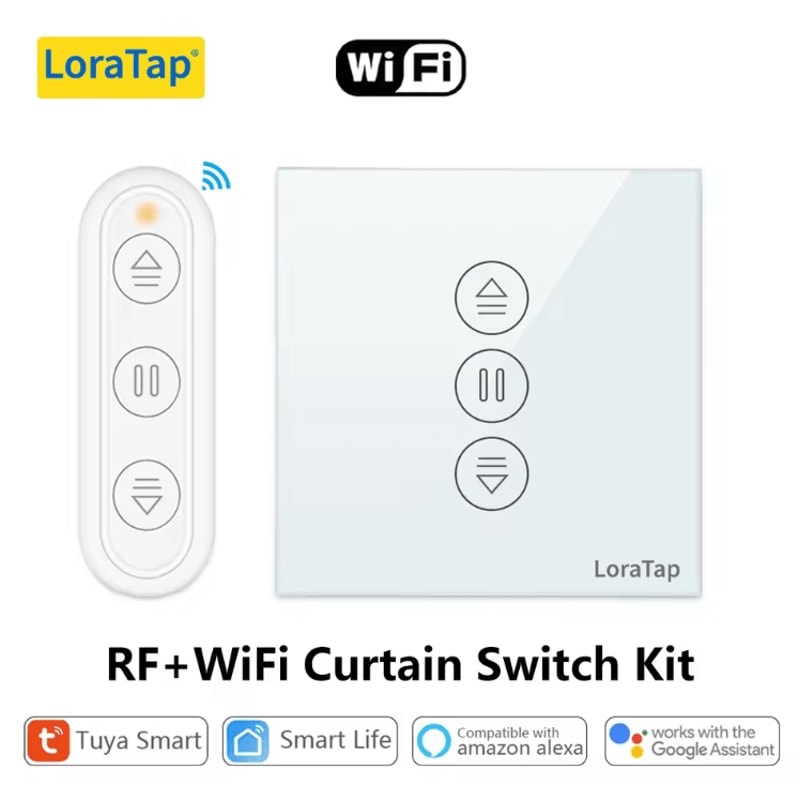 Tuya WiFi Roller Shutter Curtain Switch Smart Motorized Blinds Controller With Remote Timer Voice 3