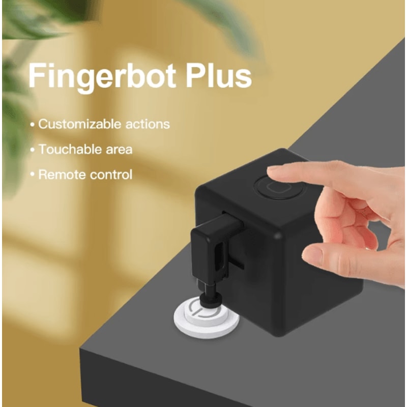Tuya ZigBee Smart Fingerbot Switch Bot Wireless Button Pusher Robot For Garage Curtains Appliance 0