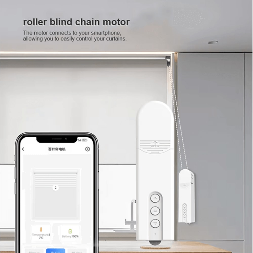 Smart Electric Curtain Motor With Bluetooth Remote Automatic Curtain Opener For Smart Homes 3