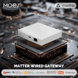 moes tuya zigbee matter thread gateway – smart home bridge hub with siri, alexa & google home control