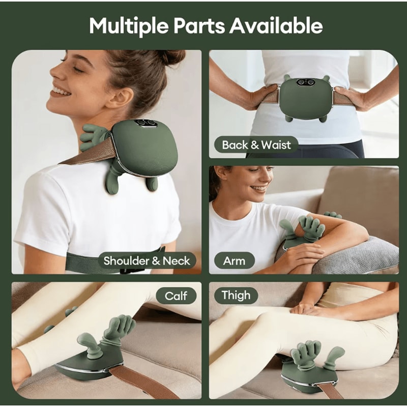 Bionic Finger Neck Shoulder Massager Wireless Cervical Trapezius Kneading Massage Shawl 1