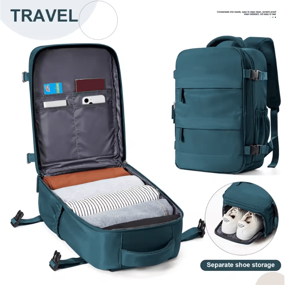 40x30x20 Ryanair Cabin Backpack Travel Laptop Backpack For UnderSeat CarryOn 4