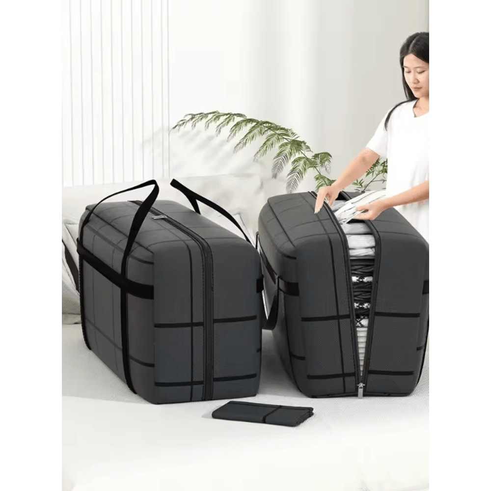 Large Capacity Foldable Travel Duffel Bag Waterproof Camping Moving Storage Bag 1