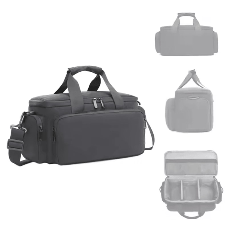 WaterResistant Mirrorless Camera Shoulder Bag ShockProof Travel Camera Bag With Adjustable Divider 2