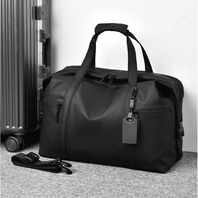 Mens Large Capacity Gym Duffel Bag Adjustable Shoulder Strap Sports Travel Fitness Bag 0