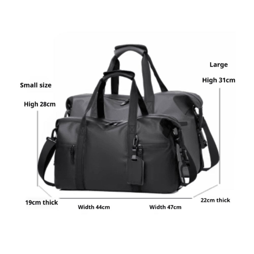 Mens Large Capacity Gym Duffel Bag Adjustable Shoulder Strap Sports Travel Fitness Bag 1
