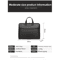 Mens Large Capacity Briefcase Crossbody Bag With Multiple Compartments For Business And Travel 1