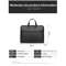 Mens Large Capacity Briefcase Crossbody Bag With Multiple Compartments For Business And Travel 1