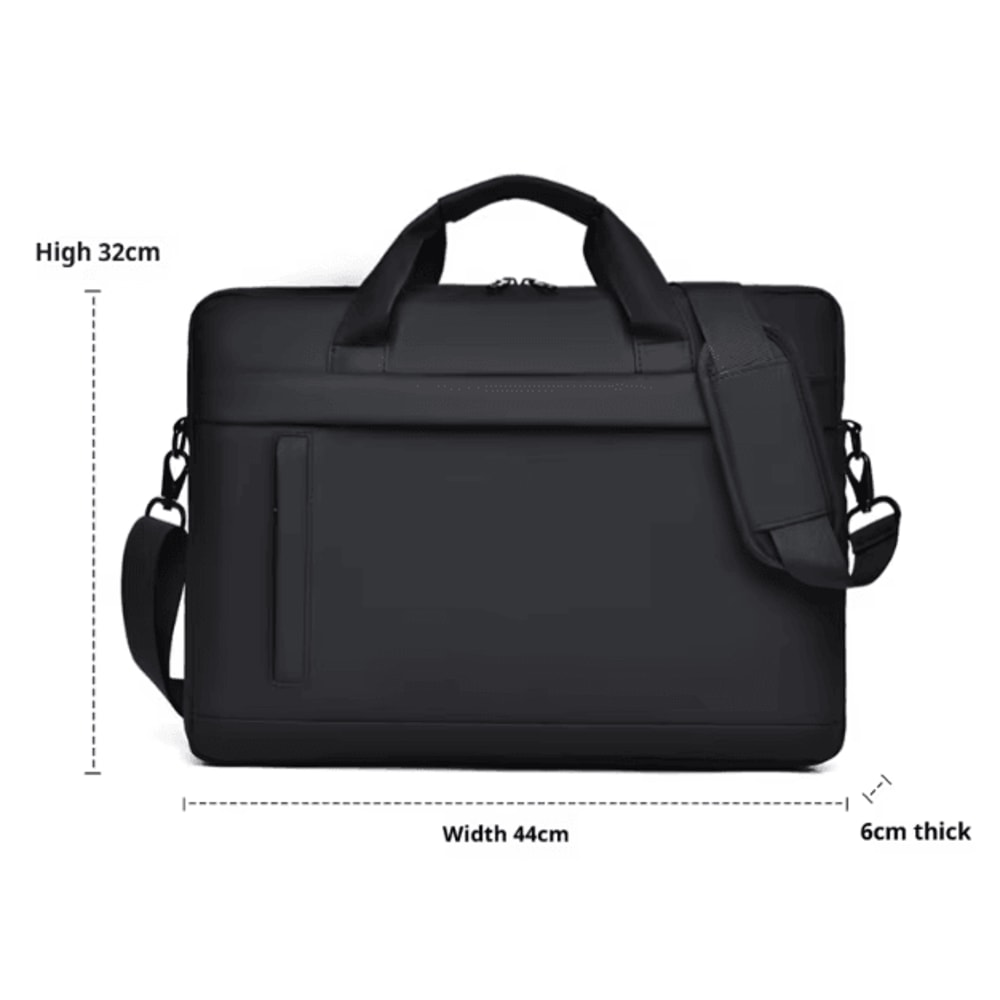Business Laptop Tote Briefcase Bag With Adjustable Shoulder Strap For Work And Daily Commuting 1
