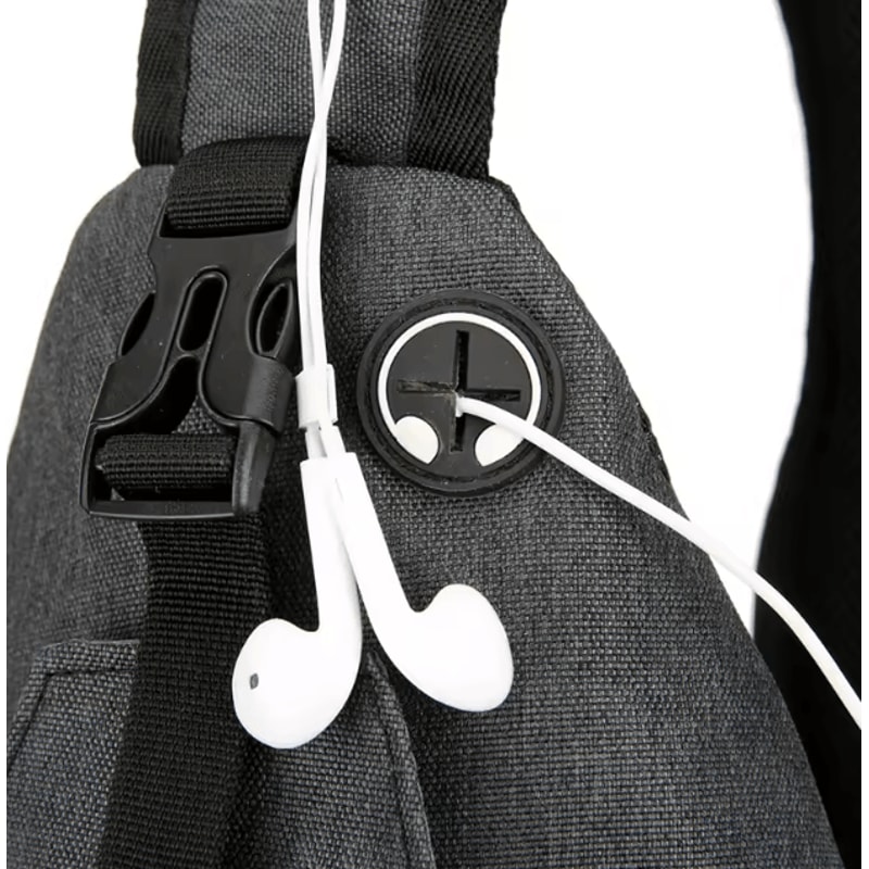 Mens Adjustable Chest Sling Bag For Travel Camping And Outdoor Sports 2