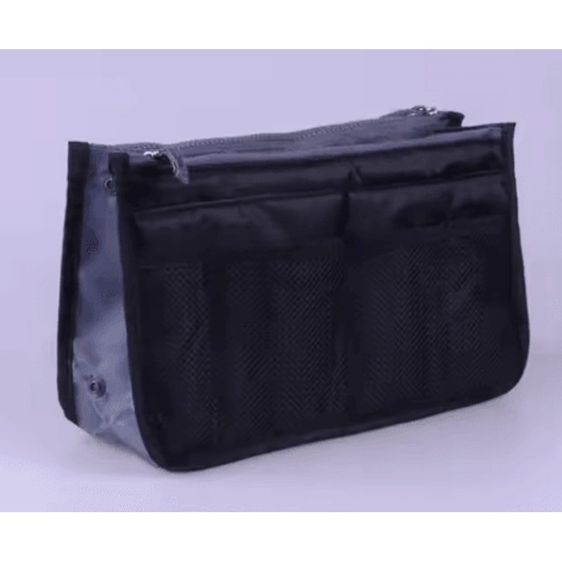 TravelNest Large Capacity Makeup Bag Organizer With Double Zipper 2