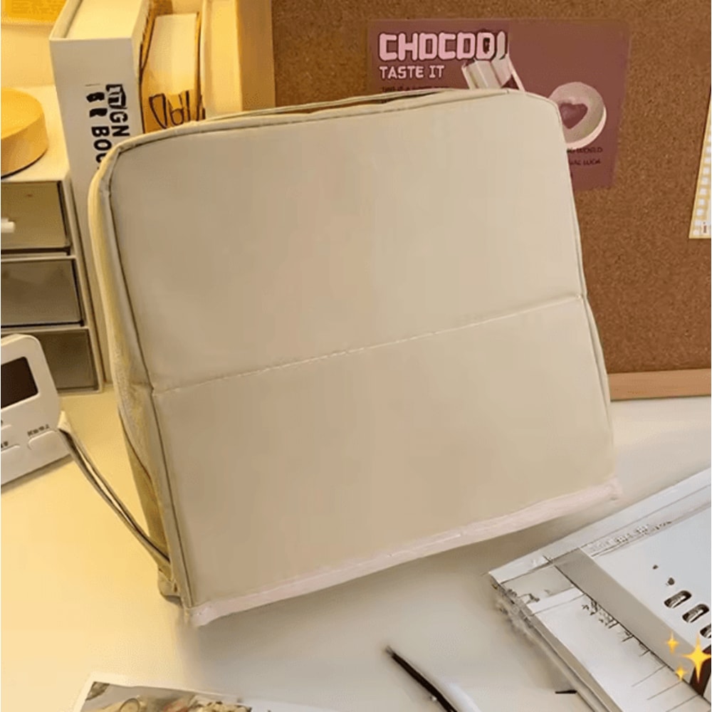 VertiGlow Large Capacity Vertical Cosmetic Bag Waterproof Travel Organizer 3