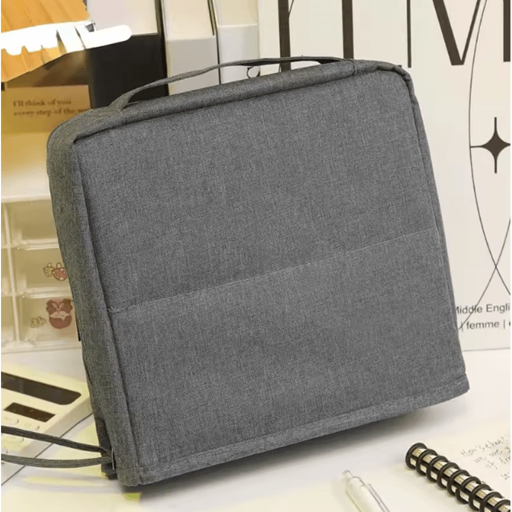 VertiGlow Large Capacity Vertical Cosmetic Bag Waterproof Travel Organizer 4