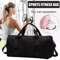 ActiveGo Travel Gym Duffel Bag With Shoe Compartment And Wet Pocket 1