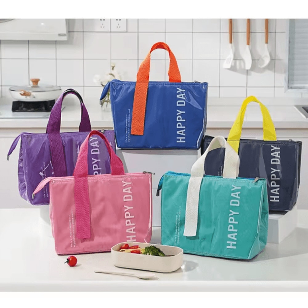 FreshCarry Large Capacity Insulated Lunch Bag With Aluminum Foil Lining 0