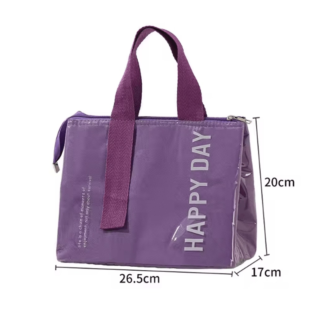 FreshCarry Large Capacity Insulated Lunch Bag With Aluminum Foil Lining 5