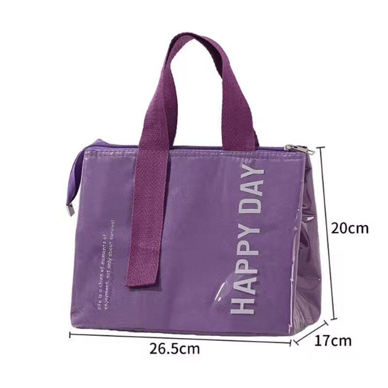 FreshCarry Large Capacity Insulated Lunch Bag With Aluminum Foil Lining 5