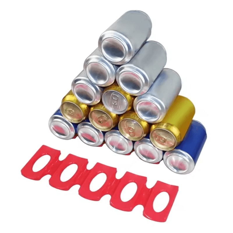 FlexStack Silicone Fridge Can Organizer Mat For Cans And Bottles 2