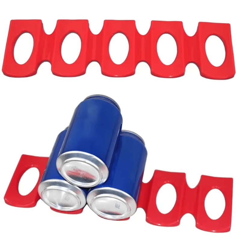 FlexStack Silicone Fridge Can Organizer Mat For Cans And Bottles 3