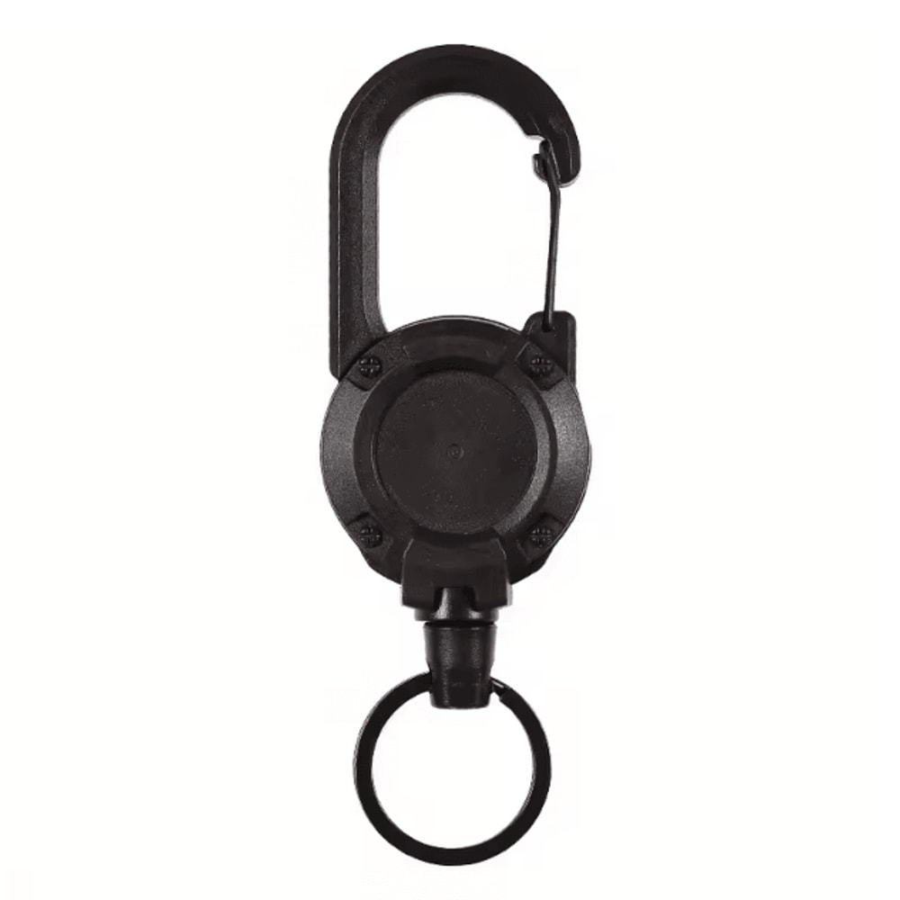 SteelGuard Heavy Duty Retractable Keychain With Carabiner 2