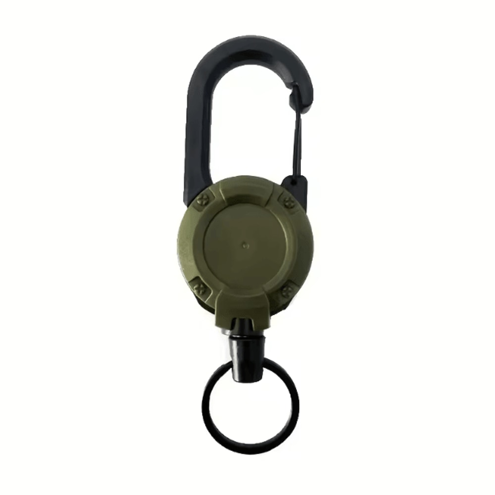 SteelGuard Heavy Duty Retractable Keychain With Carabiner 3