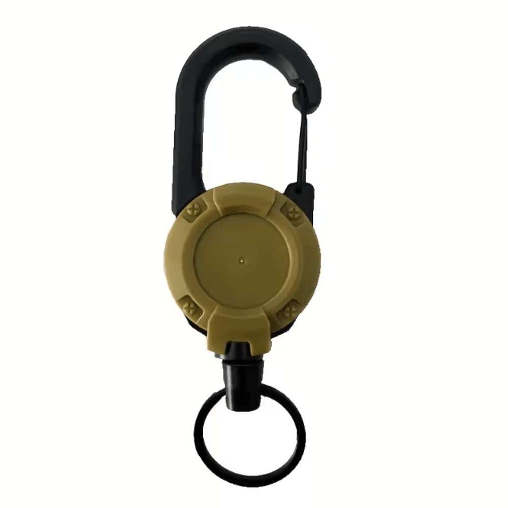 SteelGuard Heavy Duty Retractable Keychain With Carabiner 4