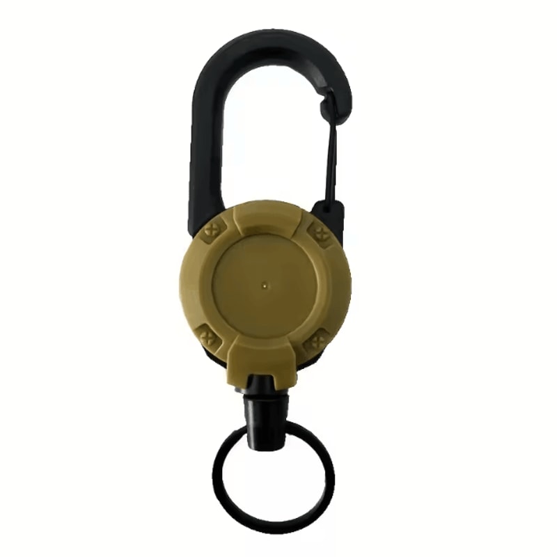 SteelGuard Heavy Duty Retractable Keychain With Carabiner 4