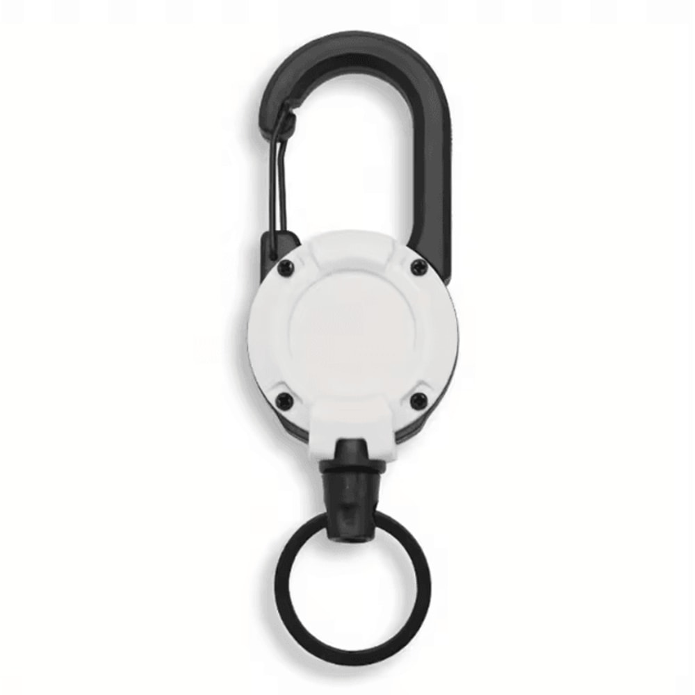 SteelGuard Heavy Duty Retractable Keychain With Carabiner 5