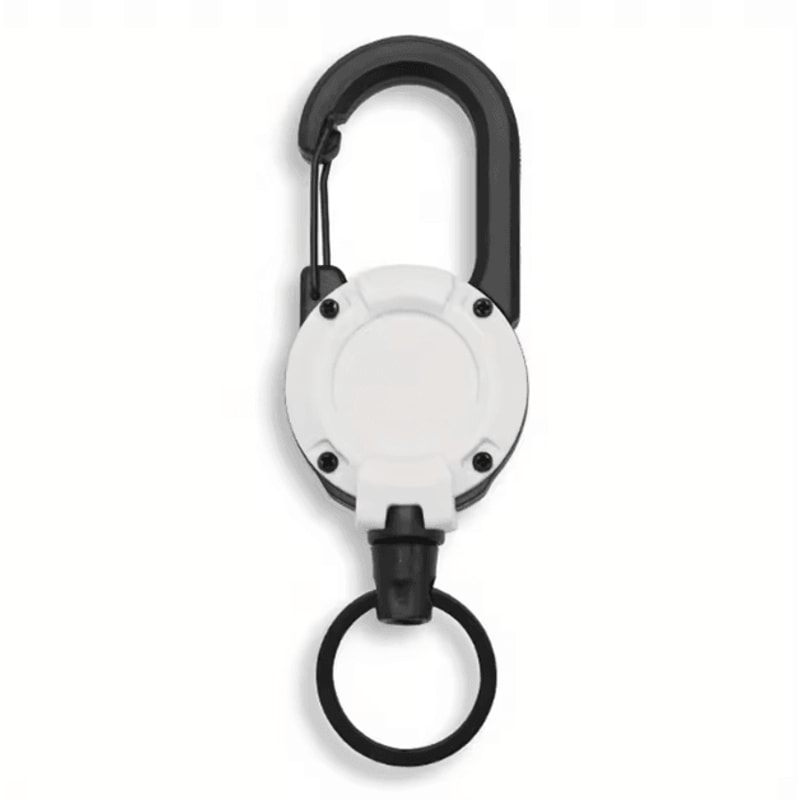 SteelGuard Heavy Duty Retractable Keychain With Carabiner 5