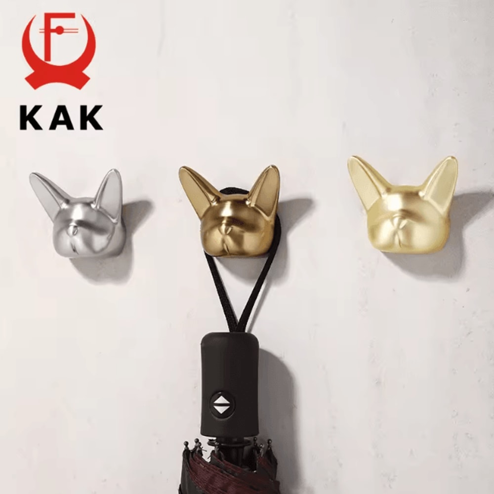 Bulldog Style Wall Coat Hook Zinc Alloy Decorative Hat And Bag Hanger 1