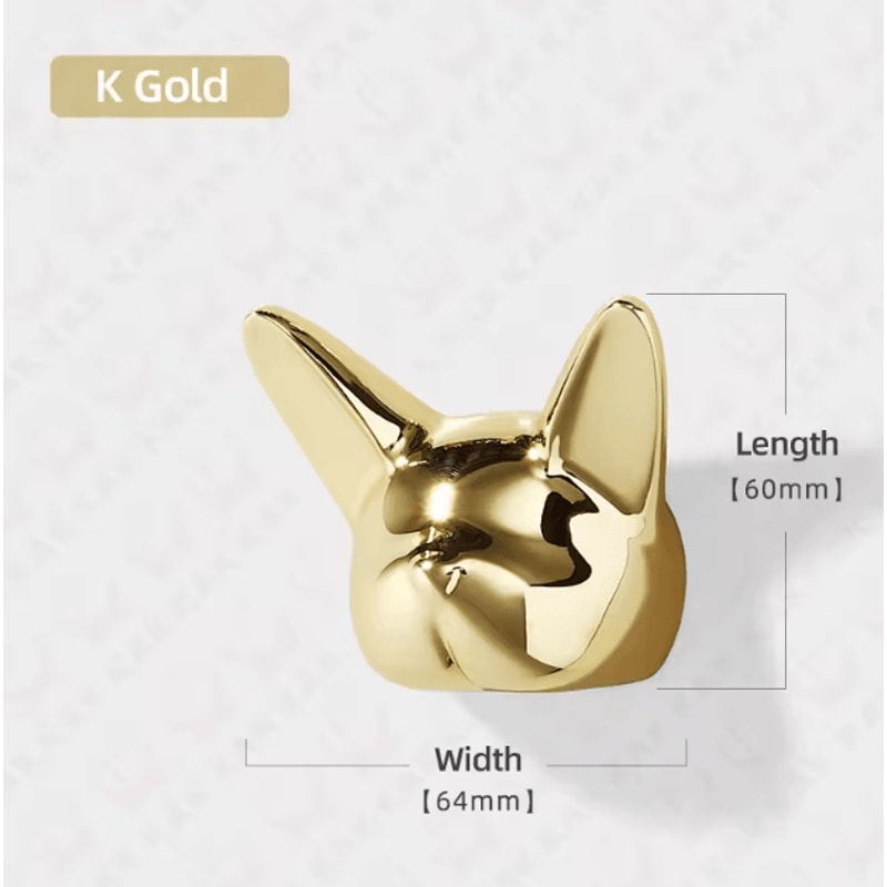 Bulldog Style Wall Coat Hook Zinc Alloy Decorative Hat And Bag Hanger 11