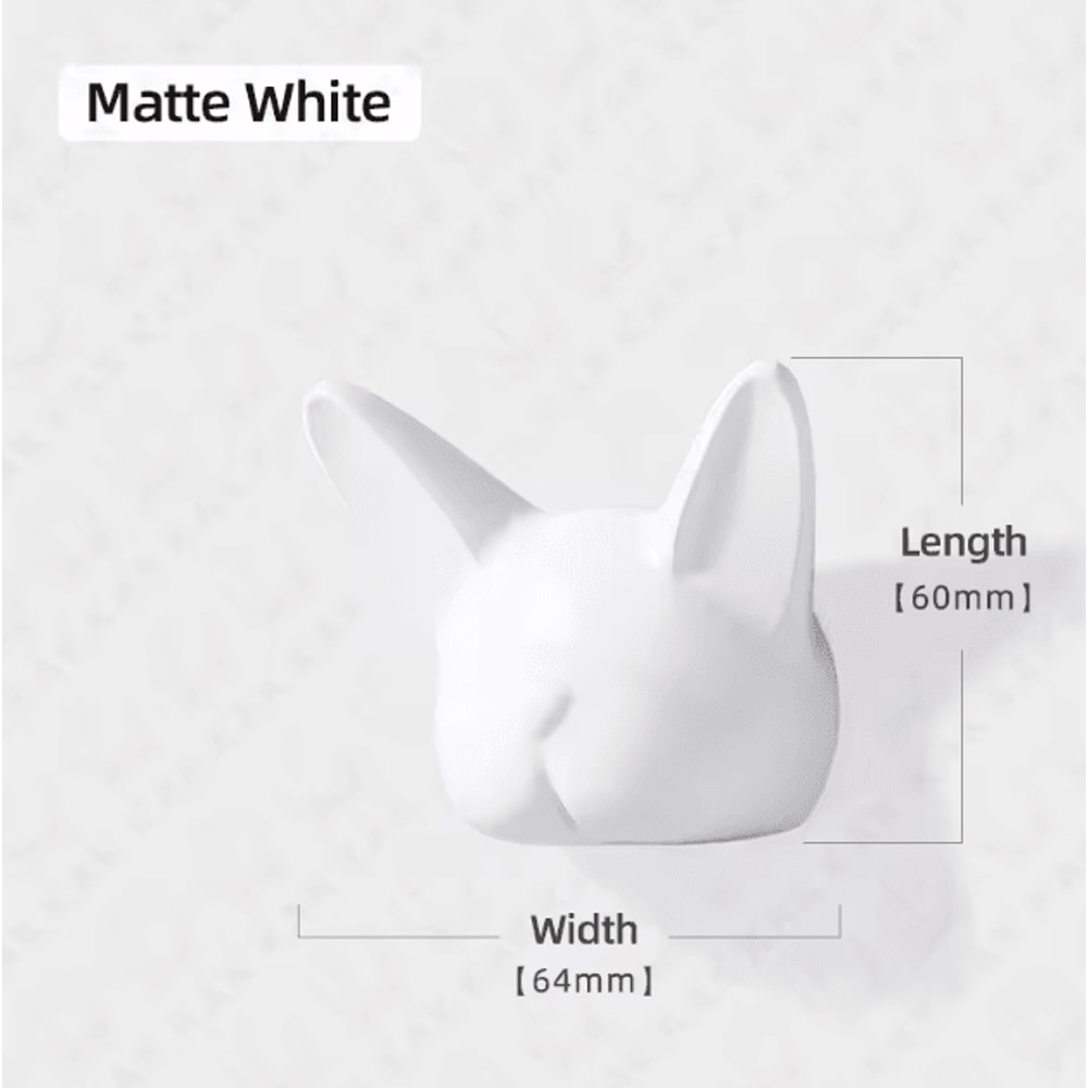 Bulldog Style Wall Coat Hook Zinc Alloy Decorative Hat And Bag Hanger 6