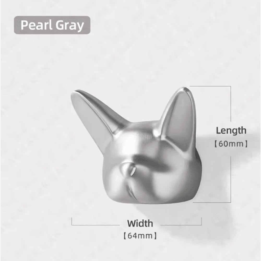 Bulldog Style Wall Coat Hook Zinc Alloy Decorative Hat And Bag Hanger 8