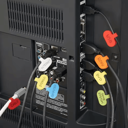 colortag reusable cable label ties write on wire identification tags