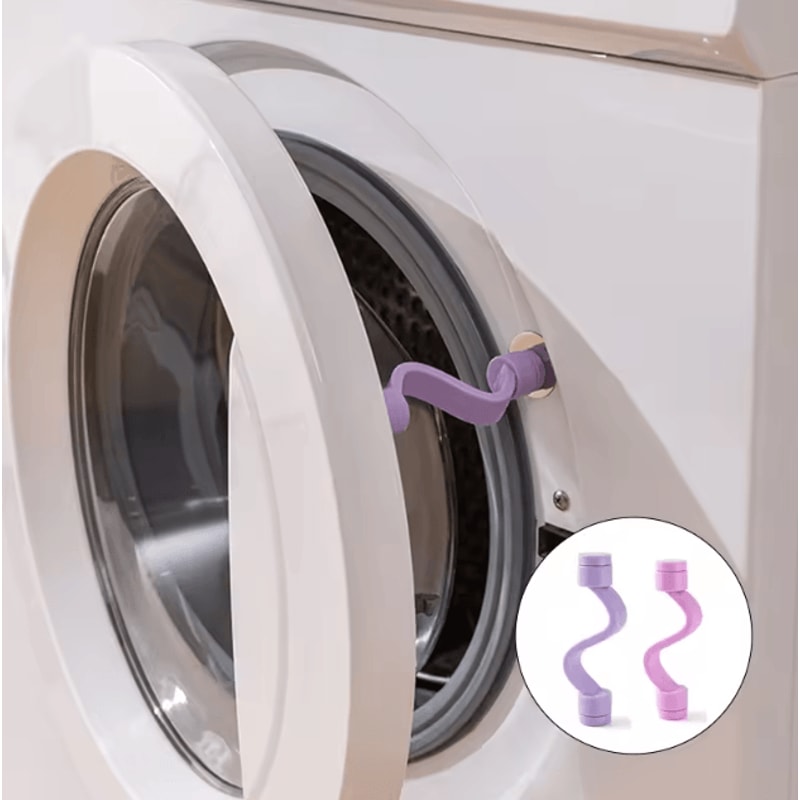 FreshVent Silicone Washer Door Prop Clip Magnetic Laundry Door Holder 0
