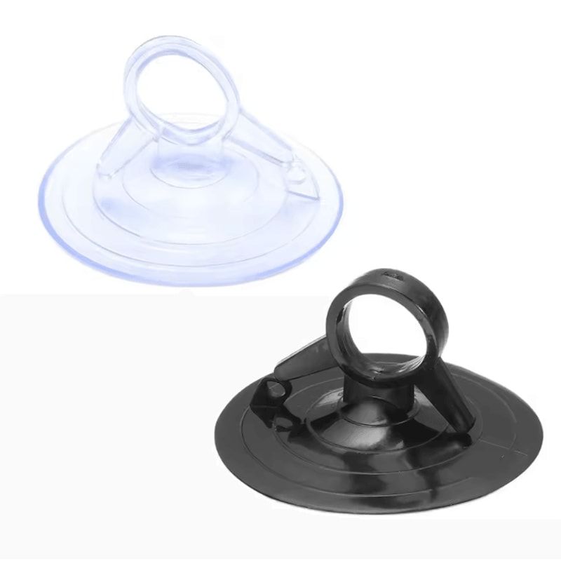 ClearGrip 45mm PVC Suction Cup Hooks Reusable Rubber Sucker Set 0