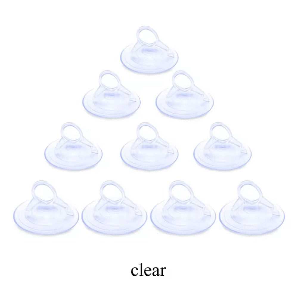ClearGrip 45mm PVC Suction Cup Hooks Reusable Rubber Sucker Set 3